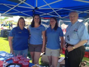 Kelly McHale and Gretchen Halsey were at Vernon Day with Realty Executive Agents 
